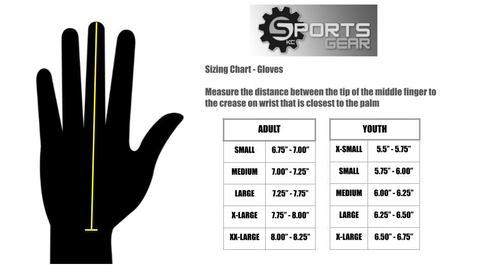 SG Batting Gloves - White/Orange - Original Cuff